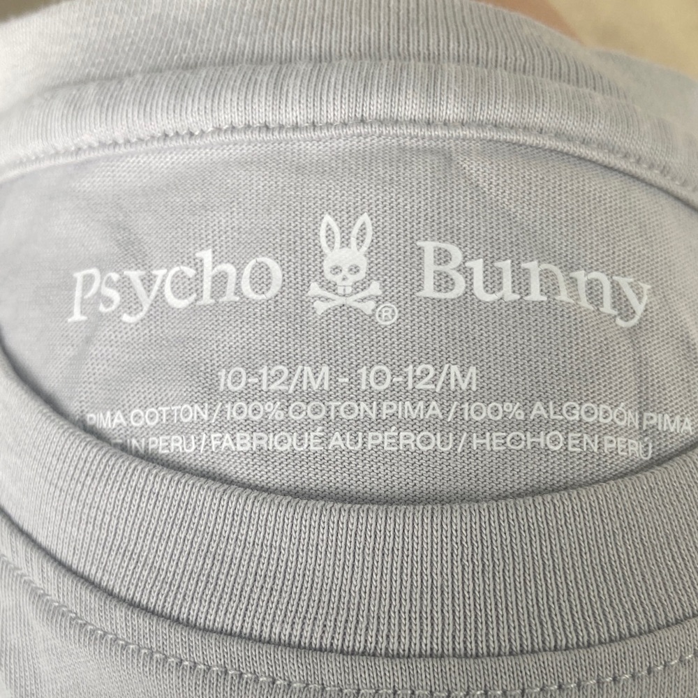 Psycho Bunny Light Gray Tee